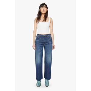 $258 Mother Denim The Dodger Flood Jeans Size 28